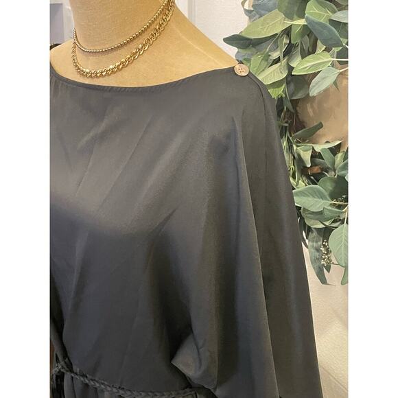 WINK Black Asymmetrical Mini Dress L - Picture 9 of 9